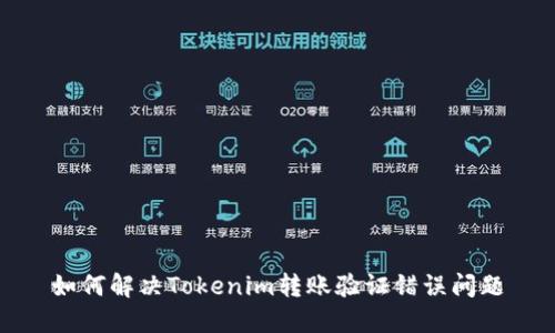 如何解决Tokenim转账验证错误问题