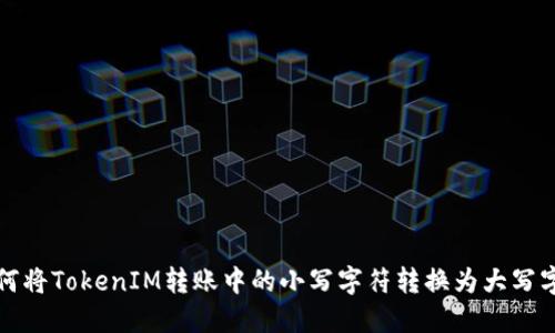 如何将TokenIM转账中的小写字符转换为大写字符
