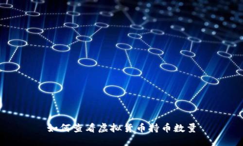 如何查看虚拟货币持币数量