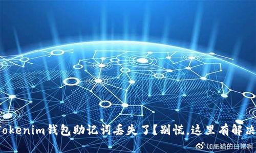 你的Tokenim钱包助记词丢失了？别慌，这里有解决方案！