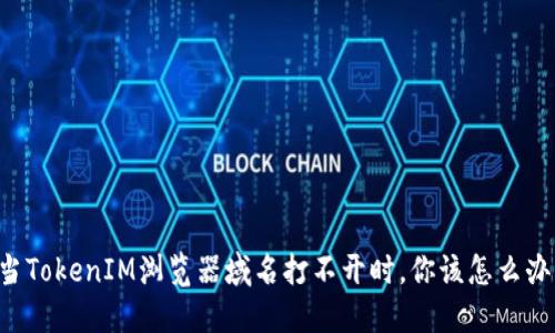 当TokenIM浏览器域名打不开时，你该怎么办？